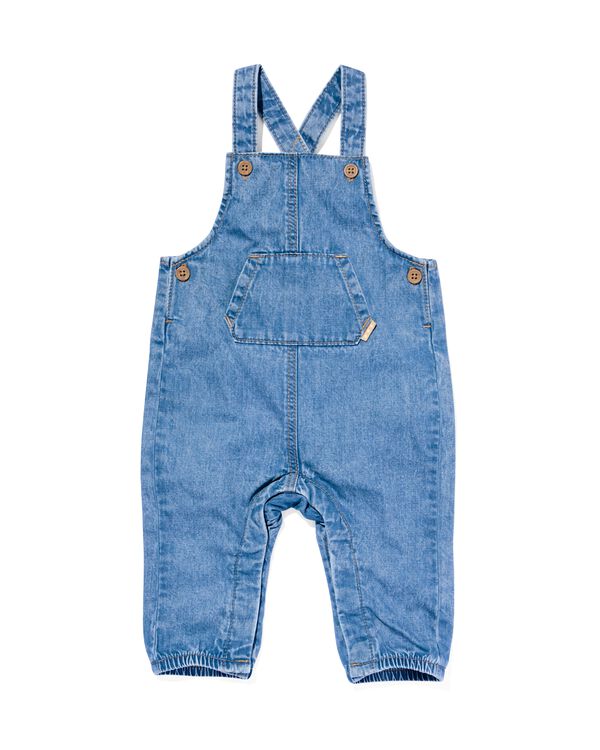 Newborn-Latzhose jeansfarben - 33412420DENIM - HEMA