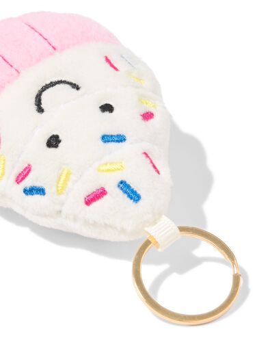 sleutelhanger 7.5cm cupcake roze - 61100276 - HEMA