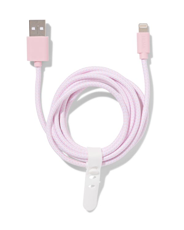 câble chargeur USB 8 broches 1,5m - 39630048 - HEMA