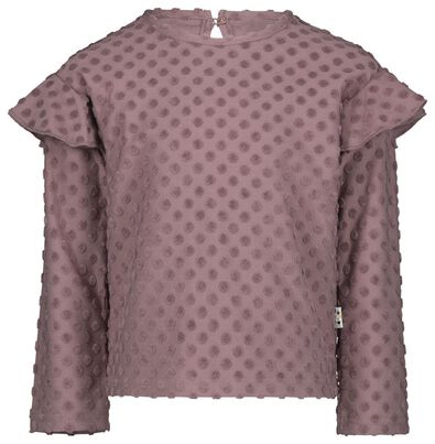 t-shirt enfant pois violet - 1000021566 - HEMA