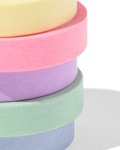washi tapes arc-en-ciel - 5 pi&egrave;ces - 14170192 - HEMA