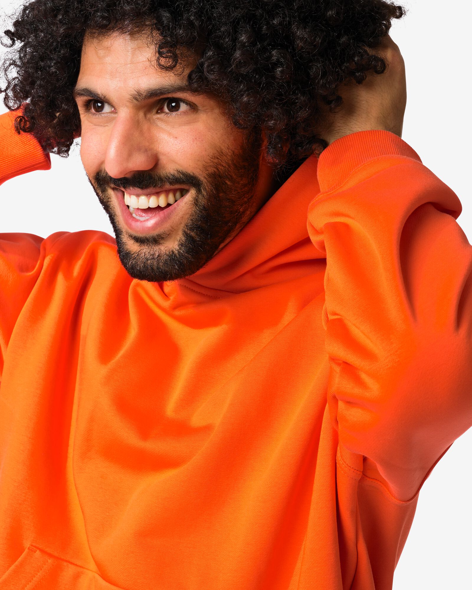 herenhoodie Maarten WK oranje oranje - 2100030ORANGE - HEMA