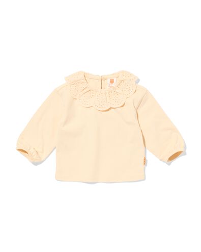 baby T-shirt jersey ecru ecru - 33071570ECRU - HEMA