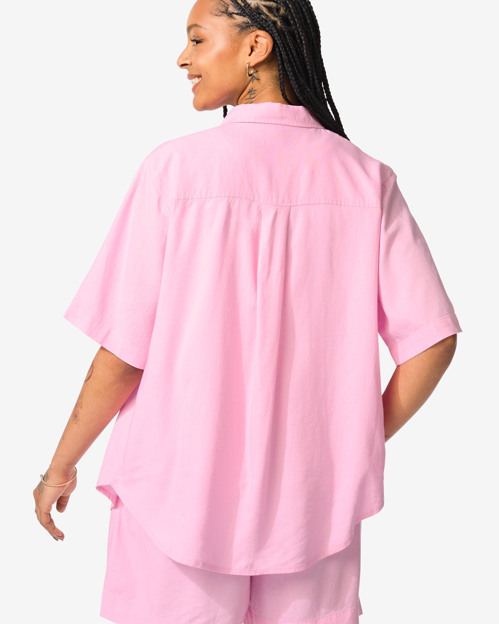 damesblouse Lizzy lichtroze - 36288030LIGHTPINK - HEMA