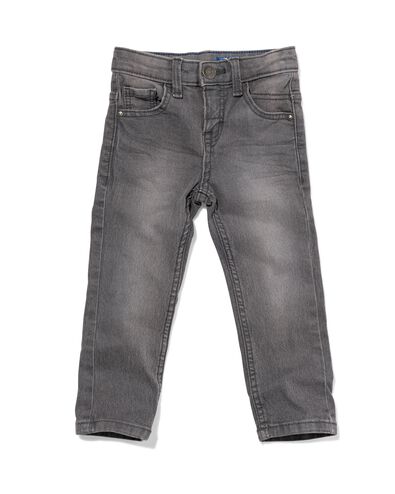 jean enfant - mod&egrave;le regular gris - 1000020359 - HEMA