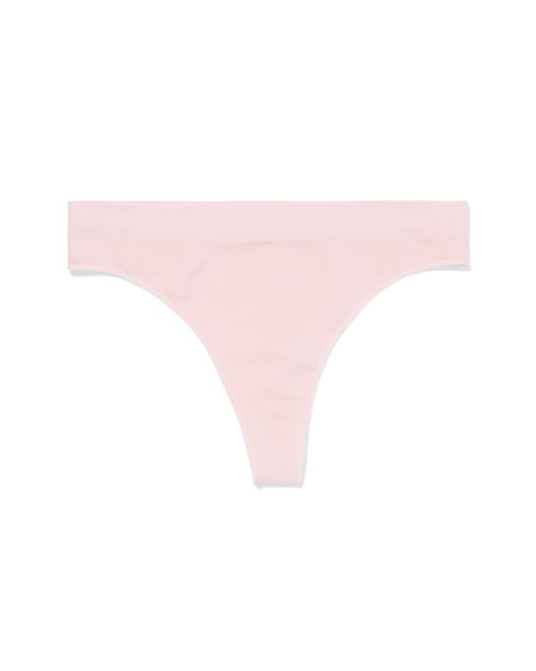 string femme sans coutures microfibre rose p&acirc;le - 19606454LIGHTPINK - HEMA