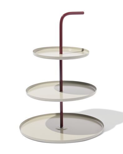 pr&eacute;sentoir 3 niveaux 37cm beige - 80660186 - HEMA