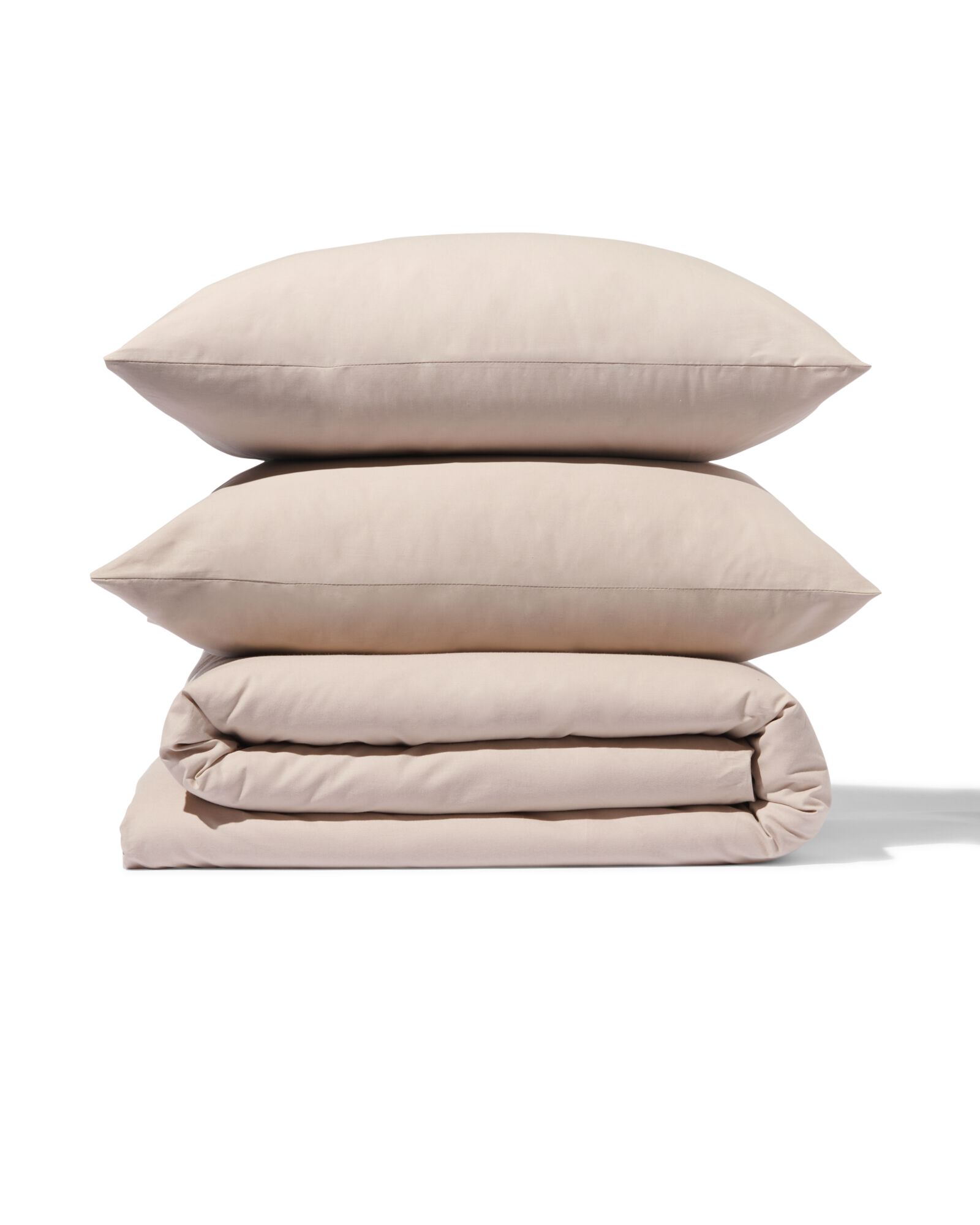 Bettbezug, 240x200/220 cm, weiche Baumwolle, taupe - 5790136 - HEMA