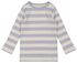 Baby-Shirt, gerippt lila - 1000022083 - HEMA