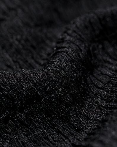 dames top Dewi crinkle zwart zwart - 36206170BLACK - HEMA