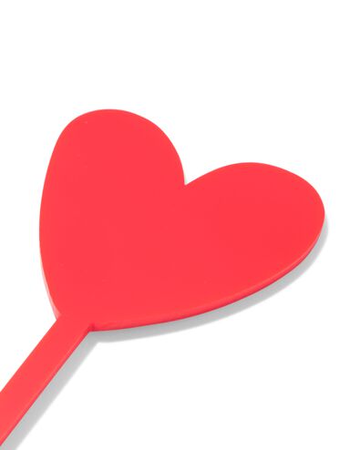 d&eacute;coration de g&acirc;teau r&eacute;utilisable c&oelig;ur - 5 pi&egrave;ces - 14250371 - HEMA