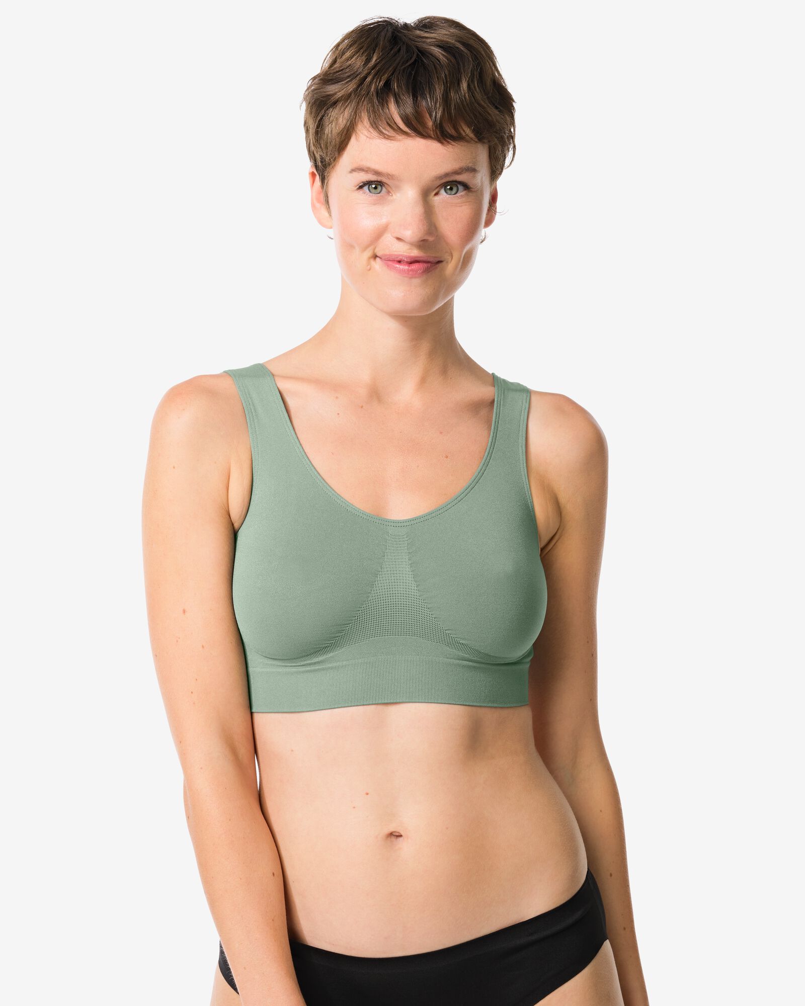 haut non pr&eacute;form&eacute; sans armature ni couture - 21801150 - HEMA