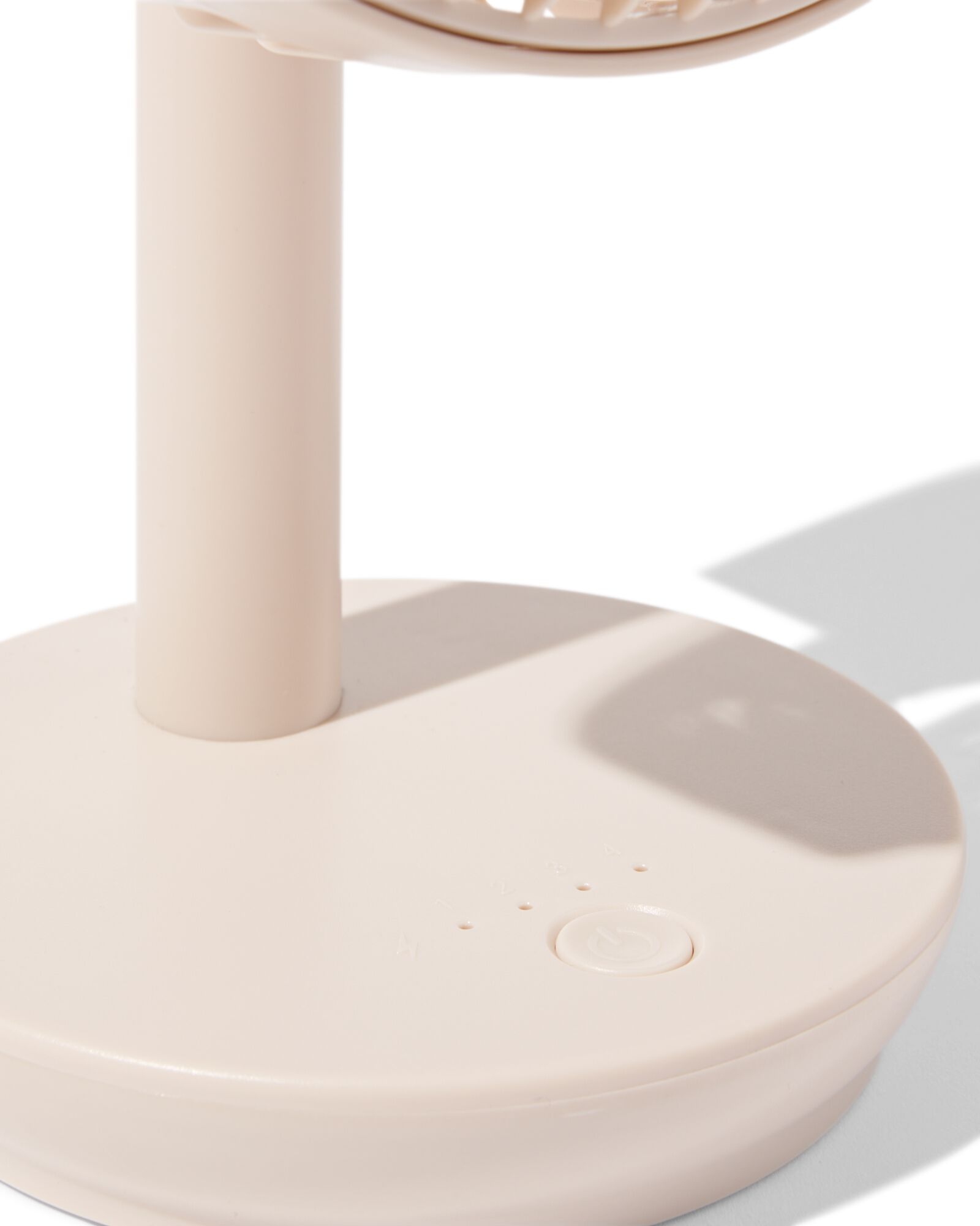 draadloze tafelventilator ⌀17x27cm beige - 80200048 - HEMA