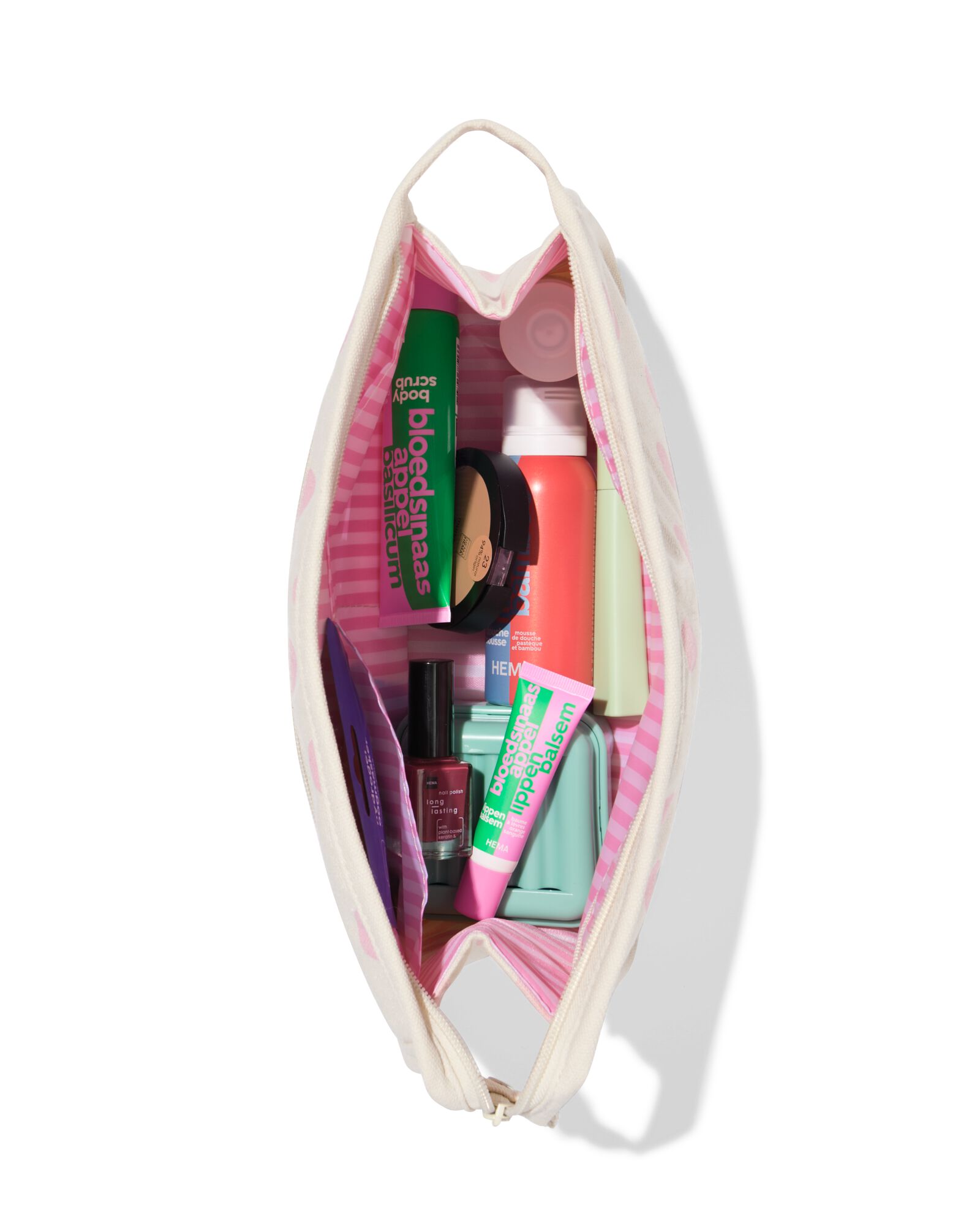 toilettas driehoek stip - 11890677 - HEMA