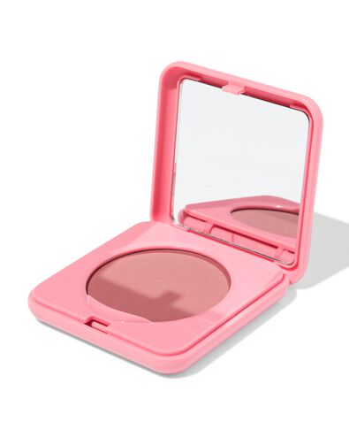 hervulbaar poederdoosje voor blush of highlighter roze - 11290427 - HEMA