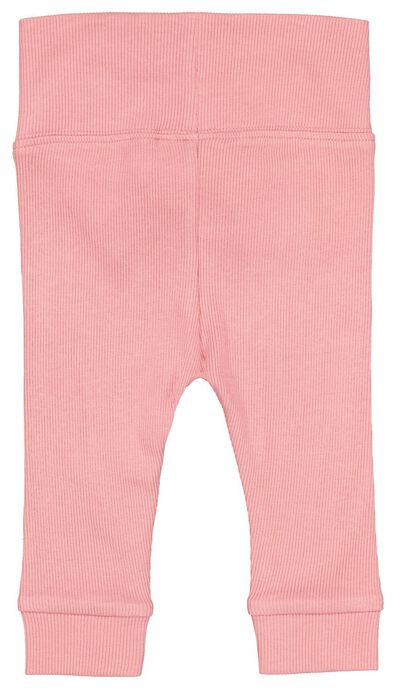 pantalon côtelé bébé avec bambou rose - 1000026248 - HEMA