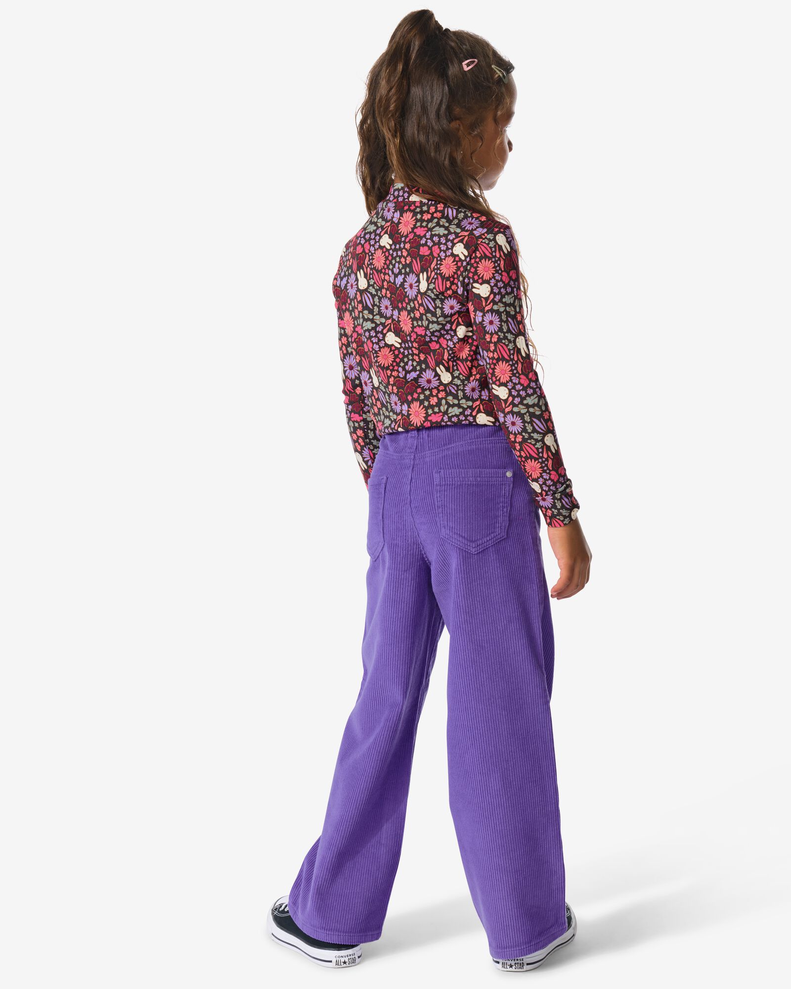 Kinderhose aus Kord violett - 30833727PURPLE - HEMA