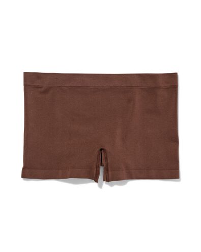 boxer femme marron fonc&eacute; marron fonc&eacute; - 19670725DARKBROWN - HEMA