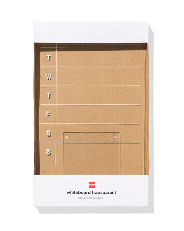 weekplanner transparant - 14590645 - HEMA