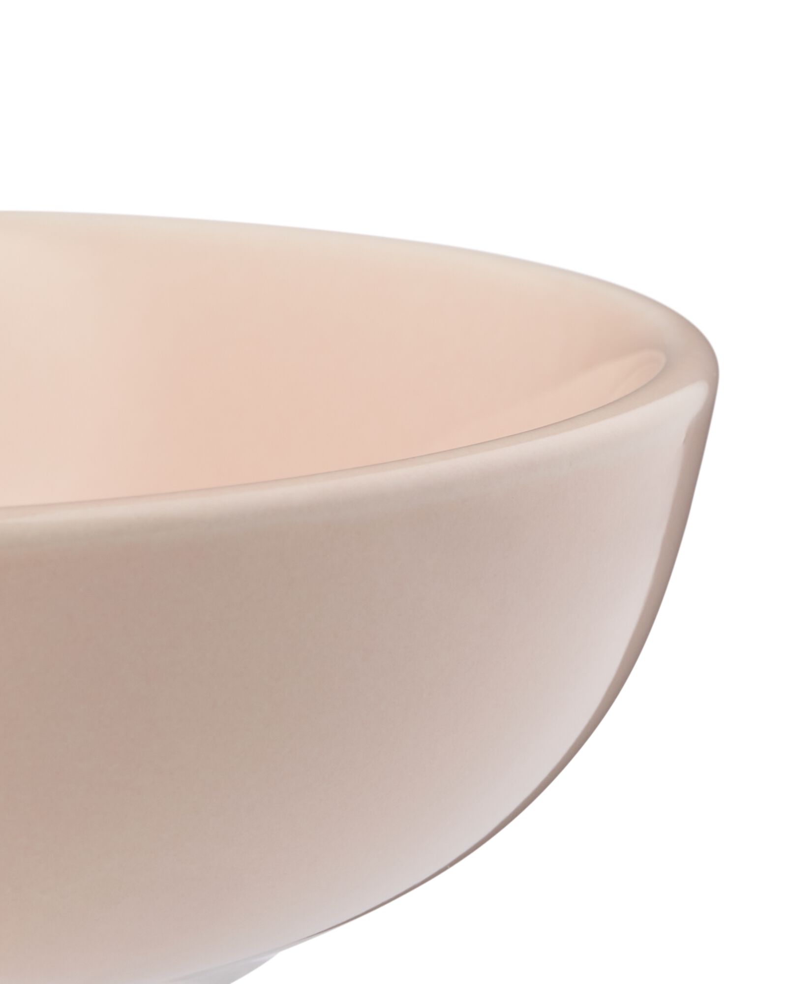 bol ⌀11x2,5cm Knap new bone rose - 9650318 - HEMA