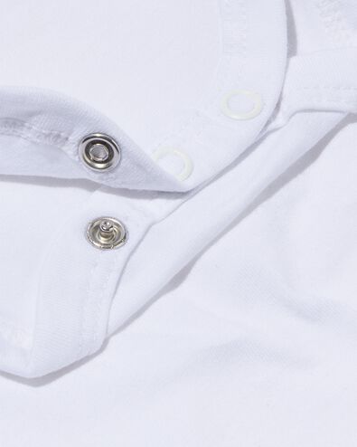 body &ndash; coton biologique stretch - 2 pi&egrave;ces blanc blanc - 1000005204 - HEMA