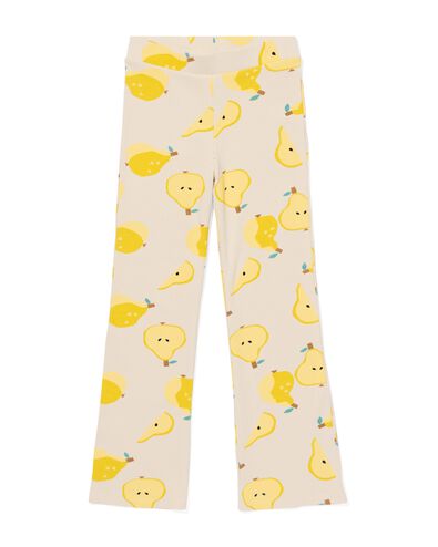 Ausgestellte Kinderleggings, Birnen beige - 30866406BEIGE - HEMA