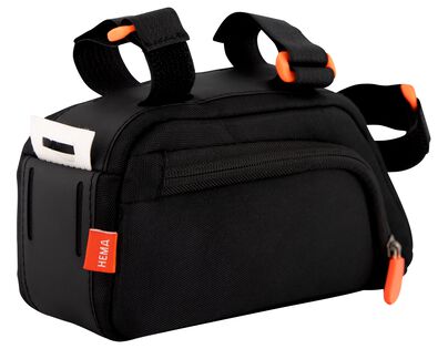 fietstasje multifunctioneel 23x11x7 zwart - 41140004 - HEMA