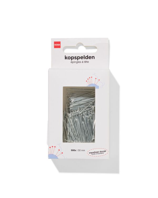 spelden staal - 500 stuks - 1400305 - HEMA
