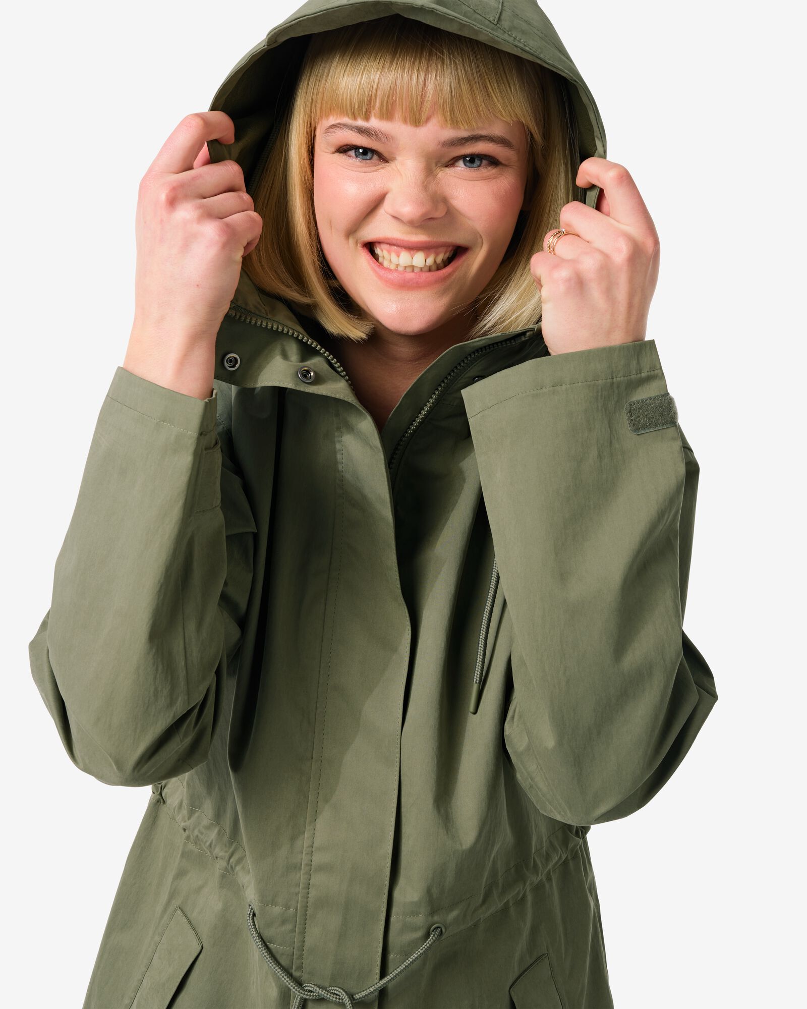 Regenjacke f&uuml;r Erwachsene khakifarben khakifarben - 34450050KHAKI - HEMA