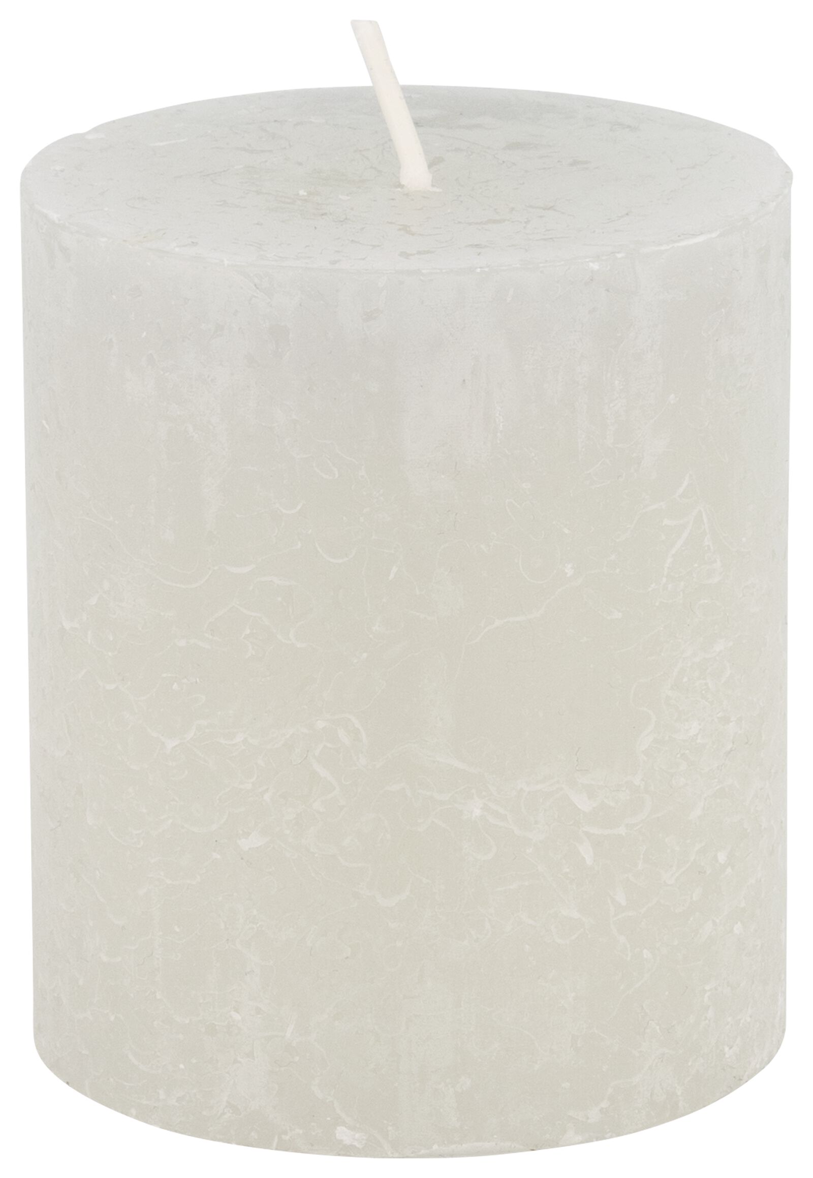 bougies rustiques gris clair gris clair - 1000025587 - HEMA