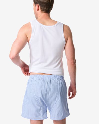 losse herenboxer strepen lichtblauw lichtblauw - 19190130LIGHTBLUE - HEMA