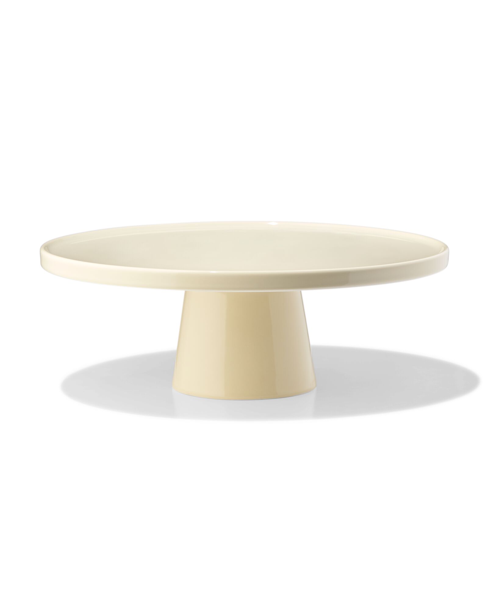 Tortenplatte ⌀ 28 &times; 10 cm, Knap, New Bone, Gelb - 9650320 - HEMA