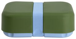 lunchbox met elastiek groen/blauw - 80610339 - HEMA