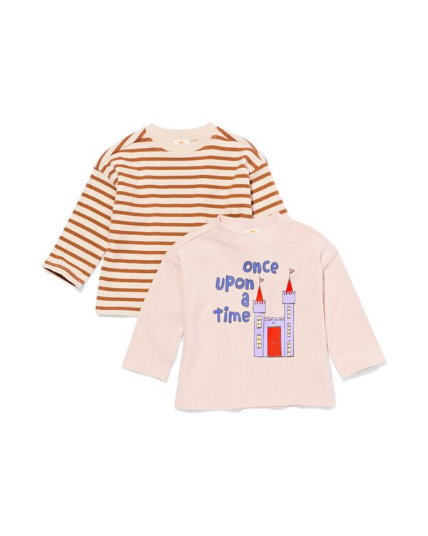 t-shirt c&ocirc;tel&eacute; b&eacute;b&eacute; contes de f&eacute;e - lot de 2 multi - 33165870MULTI - HEMA