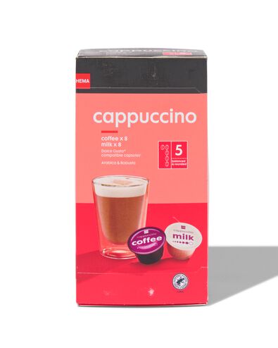 8 capsules de café cappuccino - 17100130 - HEMA