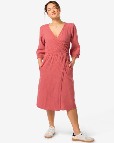robe portefeuille femme Ruby rouge S - 36259571 - HEMA