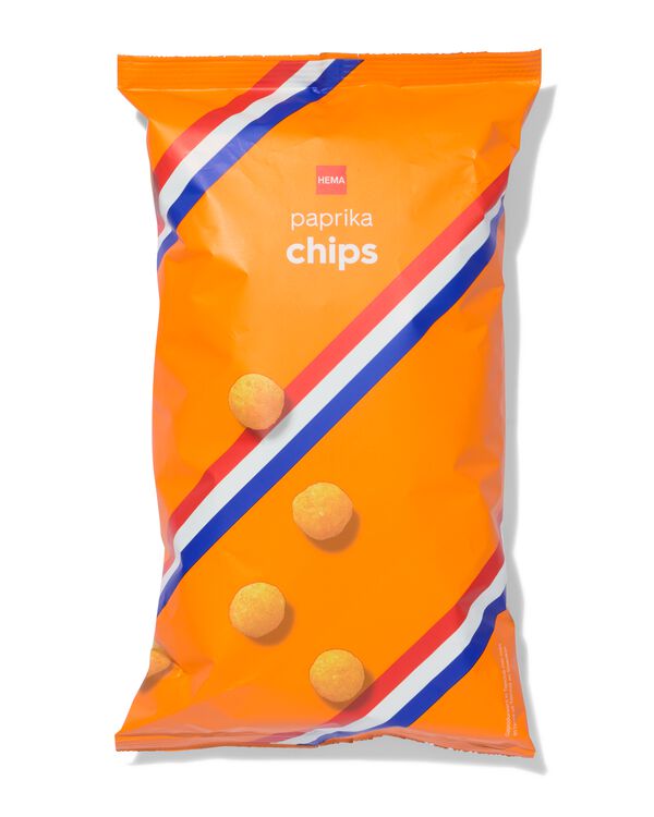 chips ballons orange &agrave; la saveur paprika 100 g - 24602612 - HEMA