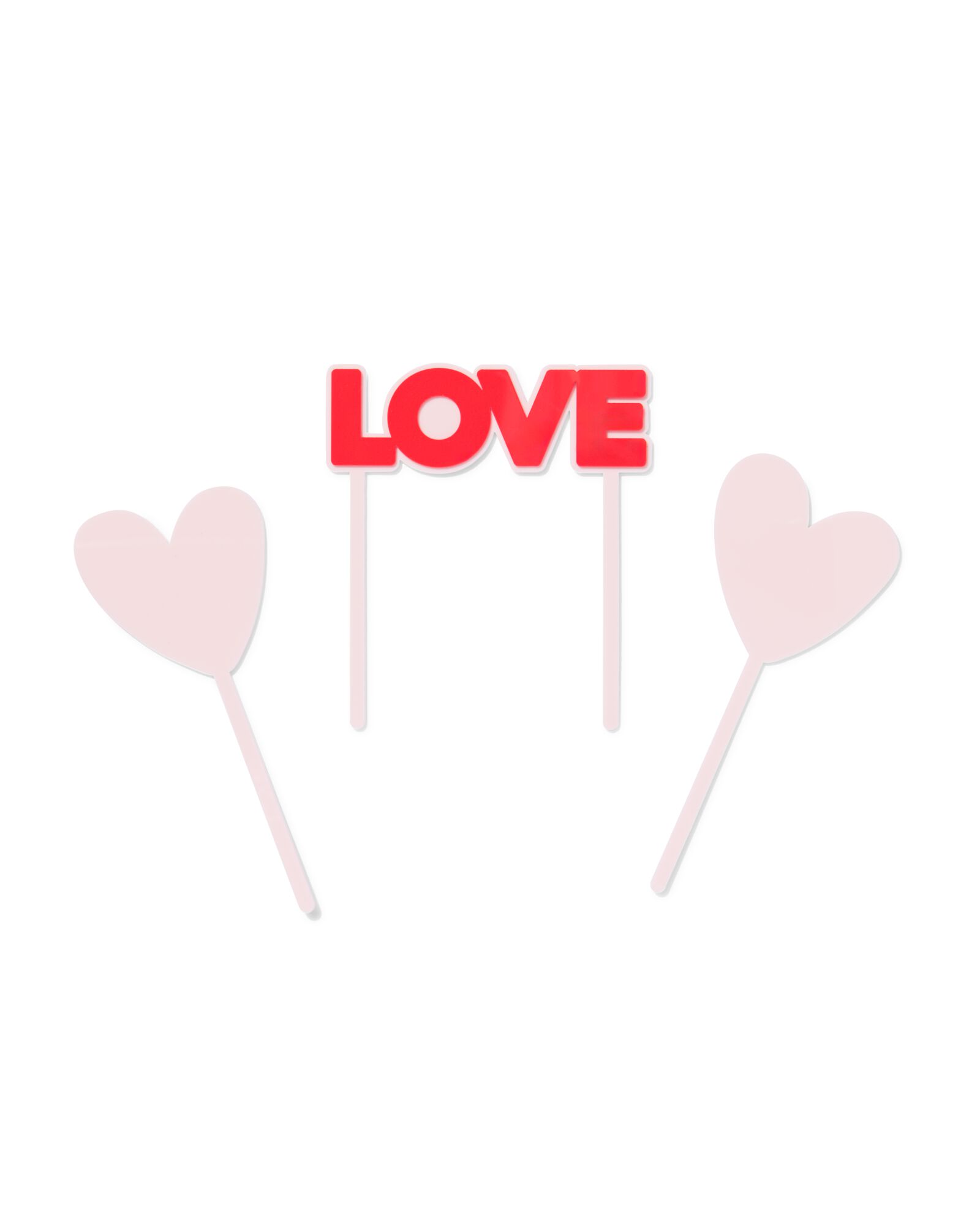 sur&eacute;l&eacute;vation de g&acirc;teau r&eacute;utilisable 'love' (amour) - 14250166 - HEMA