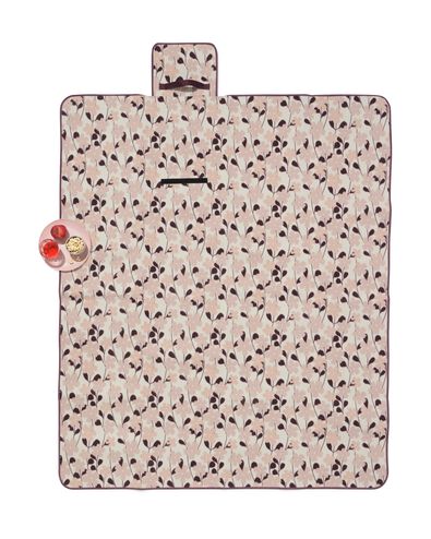 Picknickdecke 150 x 180 cm Blumen rosa - 41800171 - HEMA