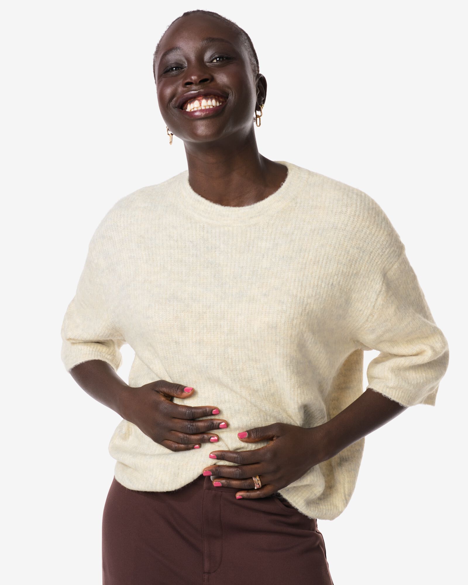 Damenpullover Grace, Feinstrick eierschalenfarben eierschalenfarben - 36207080OFFWHITE - HEMA