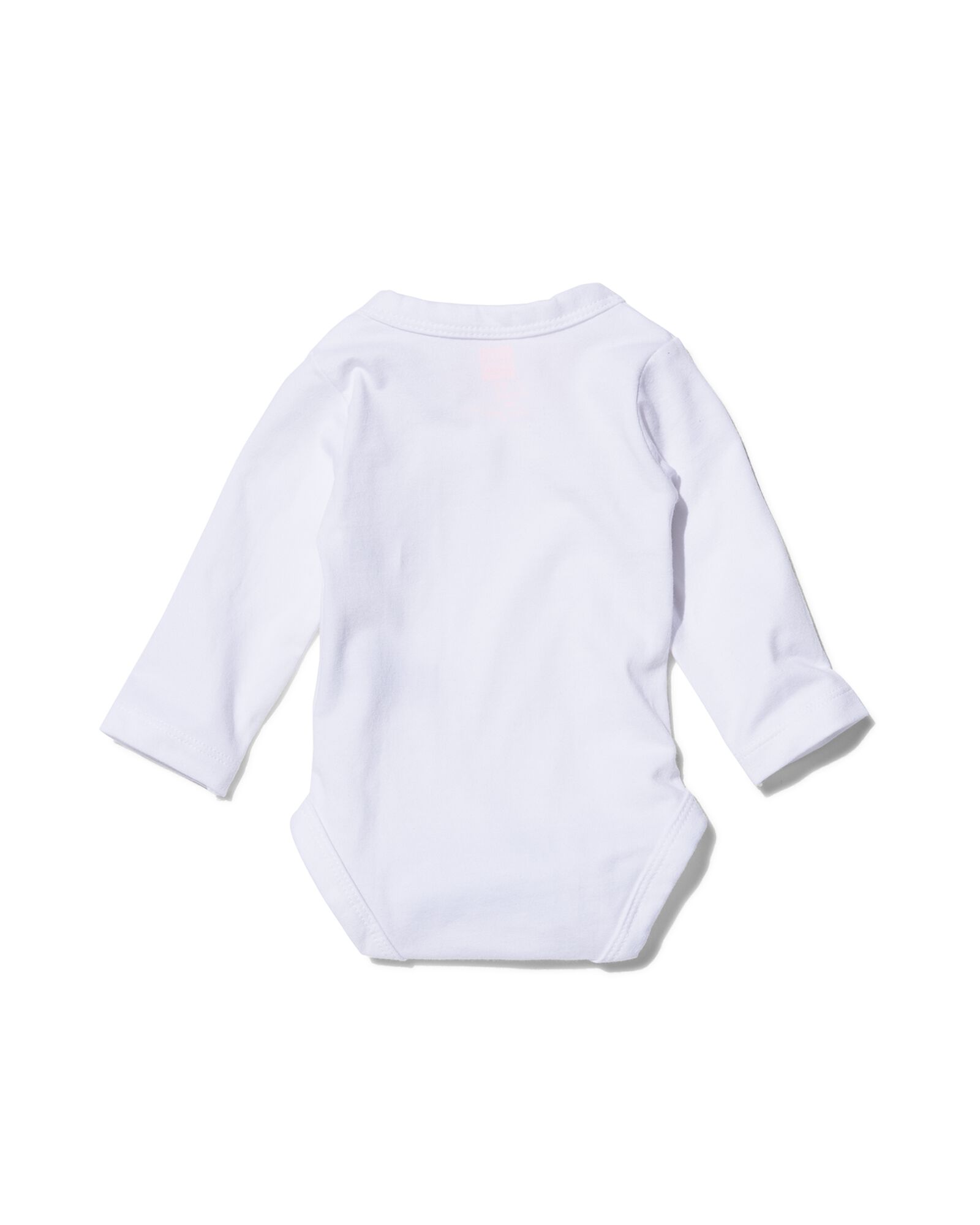 body crois&eacute; en coton biologique stretch - 2 pi&egrave;ces blanc blanc - 1000005362 - HEMA