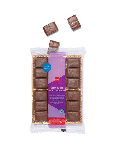 nougat tendre au chocolat au lait 180g - 10350002 - HEMA