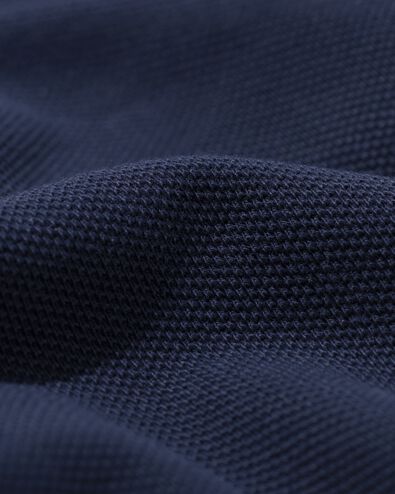 herenpolo donkerblauw donkerblauw - 2140340DARKBLUE - HEMA