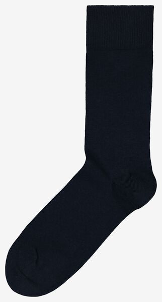 2 paires de chaussettes homme avec coton bio bleu 39/42 - 4120086 - HEMA