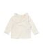 Newborn-Shirt, Ajourmuster eierschalenfarben 56 - 33481212 - HEMA