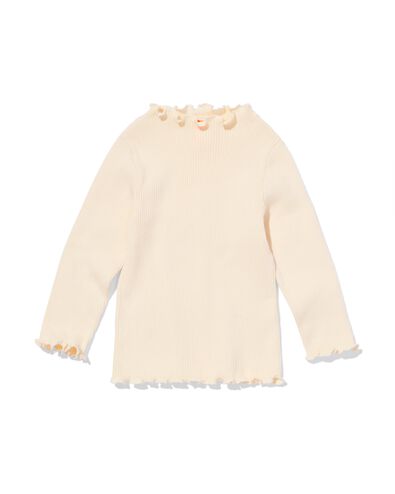 pull b&eacute;b&eacute; volants &eacute;cru &eacute;cru - 33077370ECRU - HEMA