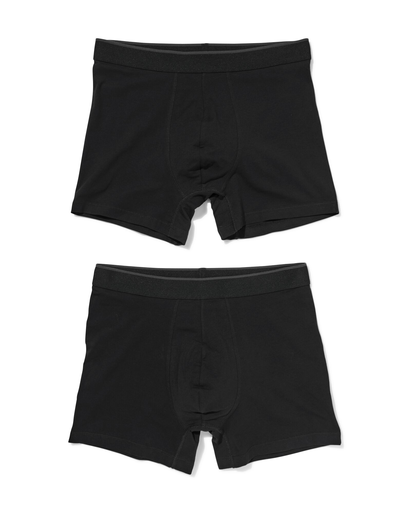 boxers homme perfect comfort - lot de 2 noir noir - 19190370BLACK - HEMA