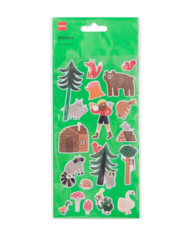 3D-Sticker Waldtiere - 15900307 - HEMA