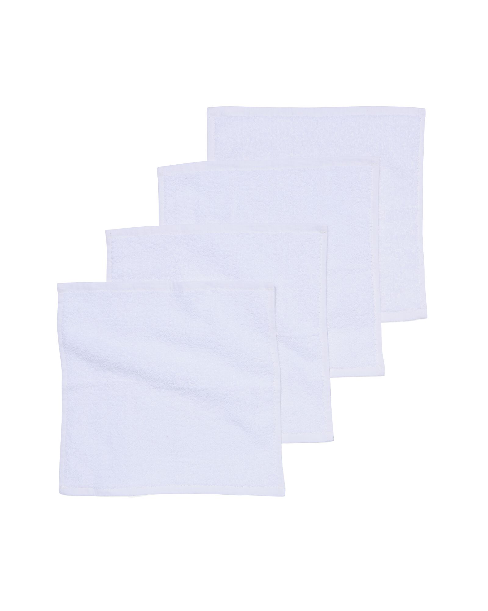 4er-Pack Gesichtst&uuml;cher, 30 x 30 cm, schwere Qualit&auml;t, wei&szlig; wei&szlig; gesichtst&uuml;chers 30 x 30 - 5200235 - HEMA