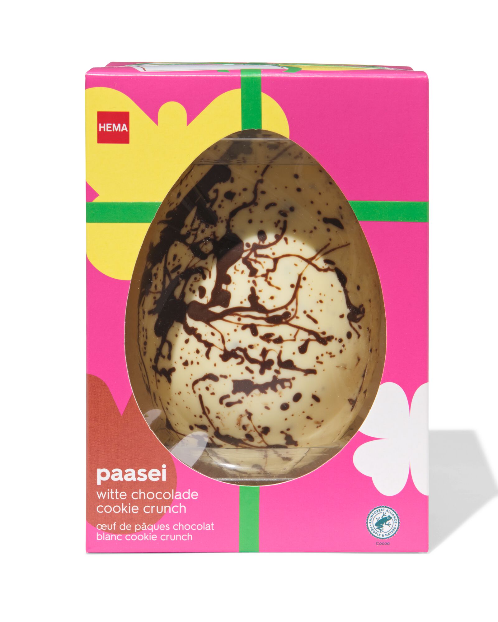 &oelig;uf en chocolat blanc de luxe au croquant de biscuit - 24262502 - HEMA